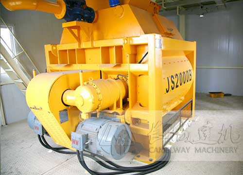 js2000强制式混凝土搅拌机