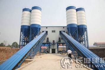 混凝土搅拌站加工棚、仓库及材料堆场布置