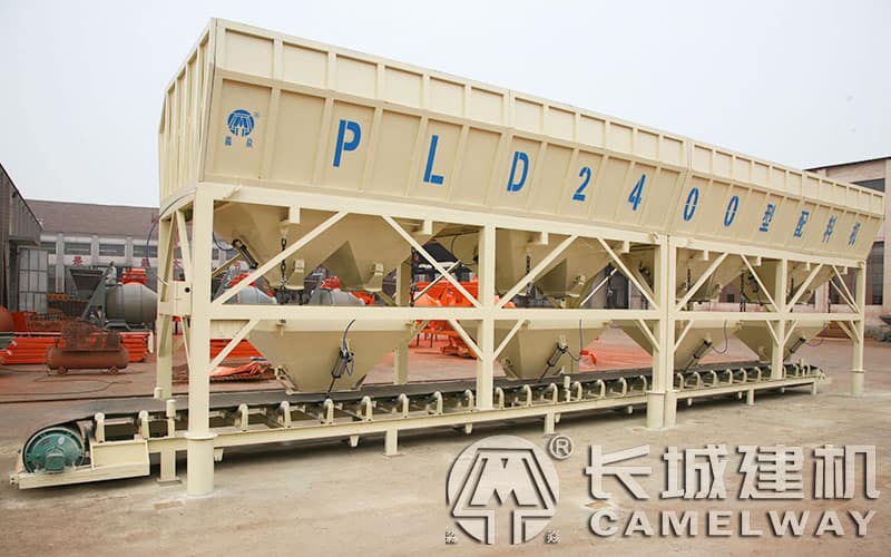 全自动混凝土配料机,配料机2400型可以做成4仓吗