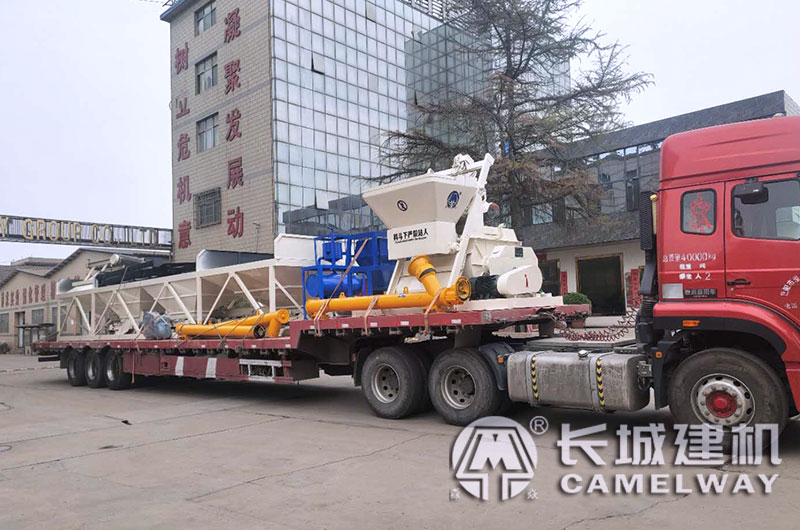 长城建机混凝土搅拌设备发货 长城建机混凝土搅拌设备发货