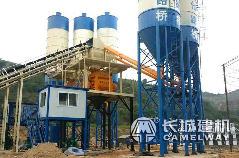 js4000搅拌站设备实景 js4000搅拌站设备实景