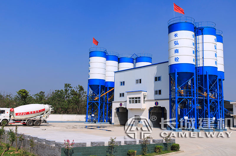 4方搅拌站客户现场 4方搅拌站客户现场