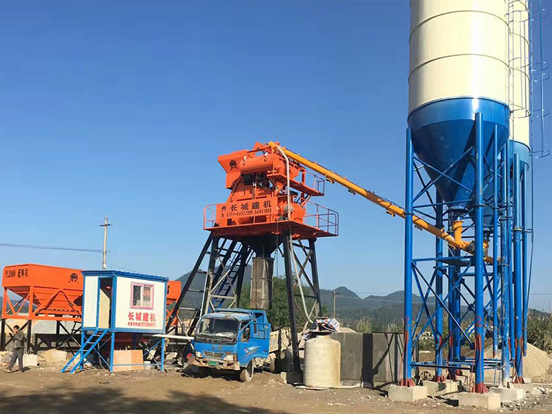 一小时搅20方的混凝土搅拌站价格,一套多少钱