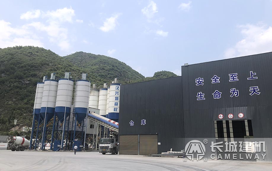 长城180搅拌站机组设备客户现场 长城180搅拌站机组设备客户现场